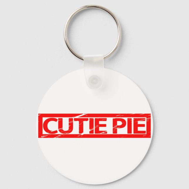 Süsse Pie Briefmarke Schlüsselanhänger (Vorderseite)