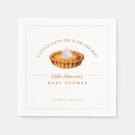 Süsse Pie Erntedank Babydusche Napkins Serviette