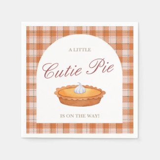 Süsse Pie Fall Baby Dusche Napkin Serviette