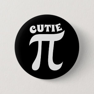 Süsse Pie Funny Pi Day Mathematiker Nerd Geek Button