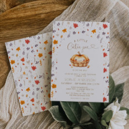 Süsse Pie Gender Neutral Fall Baby Dusche Einladung