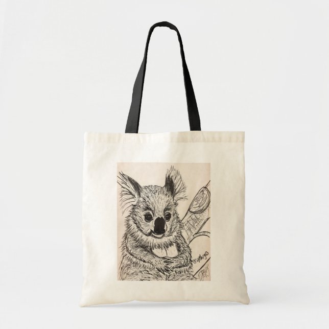 Süsse Pie Koala Tote Bag Tragetasche (Vorne)