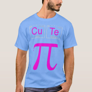 Süsse Pie Pi Tag Niedlich Mathematik Periodische T T-Shirt