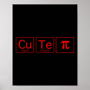 Süsse Pie Pi Tagesmathematik Periodische Tabelle V Poster