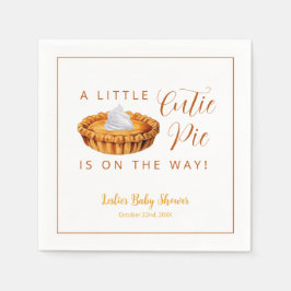 Süsse Pie Pumpkin Baby Dusche Napkins Serviette