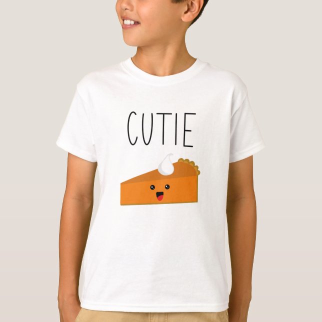Süsse Pie Pumpkin Pie Kinder Shirt (Vorderseite)