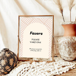 Süsse Pie Thanksggbaby Dusche Gefallen Zeichen Poster