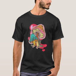 Süße Pilzsuche Morchel Jäger Vegane T-Shirt