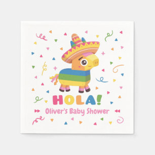Süße Piñata-Konfetti-Baby-Shower-Zubehör Serviette