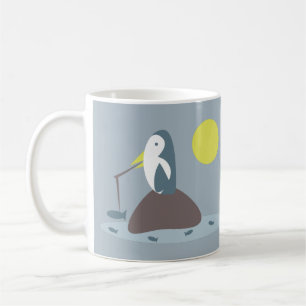 Süße Pinguin-Angel-Illustration Kaffeetasse