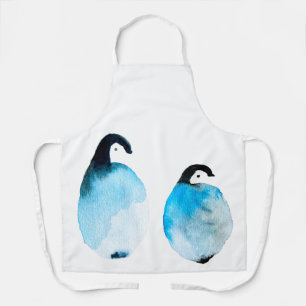 Süße Pinguine Aquarell Schürze
