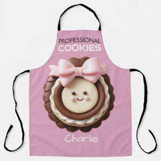 Süsse Pink Chocolate Cookie/All-over Print-Schürze Schürze
