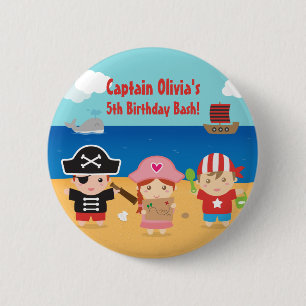 Süße Piraten-Themen-Partygeschenke für Kinder zum  Button