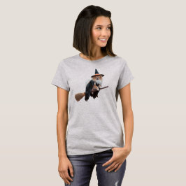 Süße Pomeranian Hexe T-Shirt