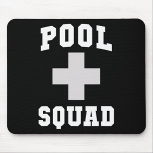 Süße Pool-Mannschaft Retter Notruf Rettungsschwimm Mousepad