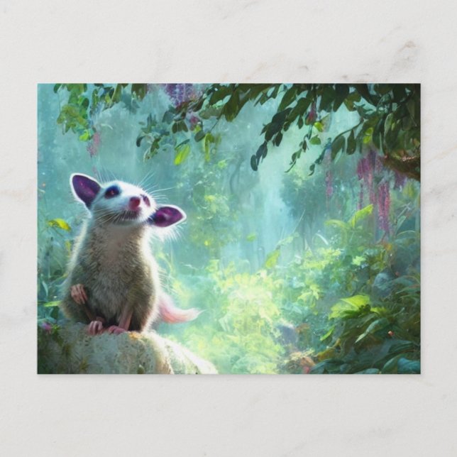 Süße Possum-Postkarte Postkarte (Vorderseite)