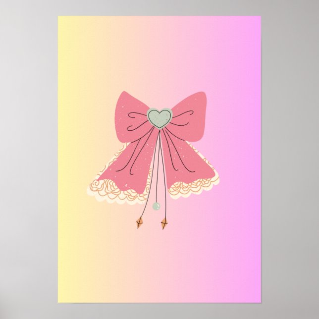 Süße Poster-Dekoration Poster (Vorne)