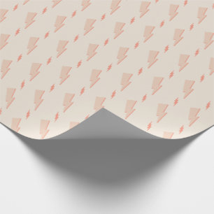 süße präppy Ästhetik rosa Blitz Geschenkpapier
