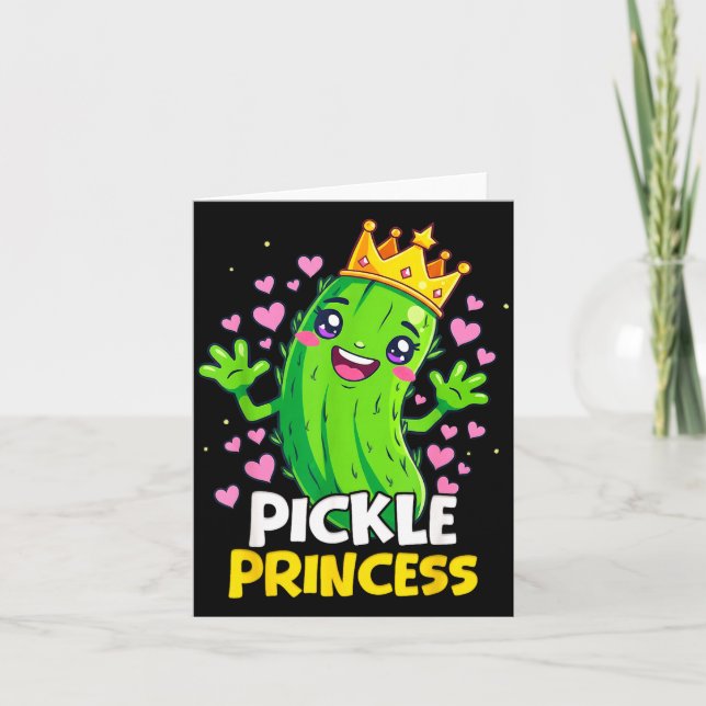 Süße Prinzessin Cute Kawaii Würfel Cartoon  Karte (Vorderseite)