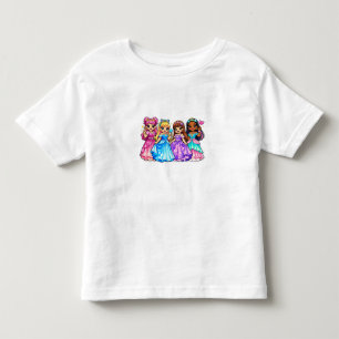Süße Prinzessinnen Freunde – Märchenprinzessinneng Kleinkind T-shirt