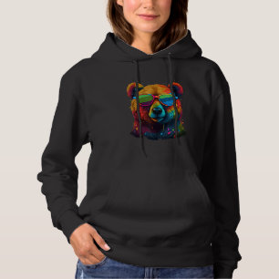 Süße Pro Gay Bear Sonnenbrille Pride 2023 Regenbog Hoodie