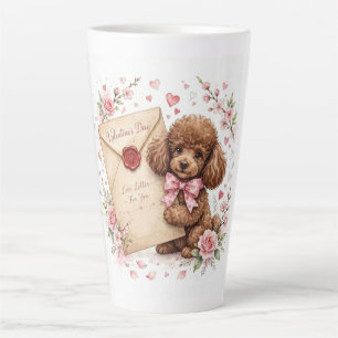 Süße Pudel-Kaffeetasse – Haustierliebhaber-Tasse – Milchtasse