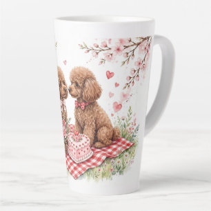 Süße Pudel-Kaffeetasse – Haustierliebhaber-Tasse – Milchtasse