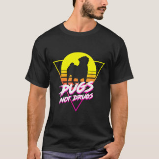 Süße Pug Liebhaber Pugs Keine Drogen Klassiker 10 T-Shirt