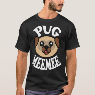 Süße Pug Meemee T-Shirt