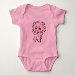 Süße Puppe “In Arbeit” Design Baby Strampler