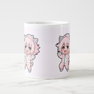 Süße Puppe „In Arbeit“ Design – Zukunftstraum Gi Jumbo-Tasse