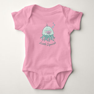 Süße Quallen-Baby-Party Kawaii Rosa Mädchen Baby Strampler
