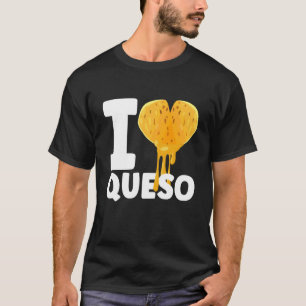 Süße Queso-Kunst für Männer Frauen Käse-Dip Chips T-Shirt