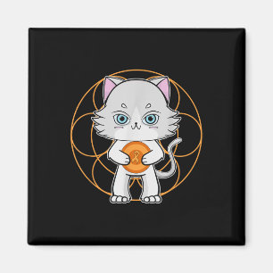 Süße Ragdoll-Katze Anime-Fell Leukämie-Bewusstsein Magnet