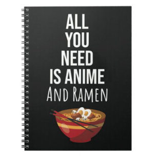 Süße Ramen Anime Geschenke Otaku Essen Japan Kaiwa Notizblock