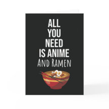 Süße Ramen Anime Karten Asiatisches Essen Kaiwaii
