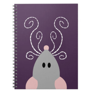 Süße Ratte oder Maus Notizbuch Notizblock
