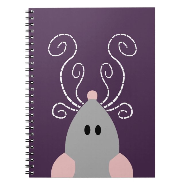 Süße Ratte oder Maus Notizbuch Notizblock (Vorderseite)