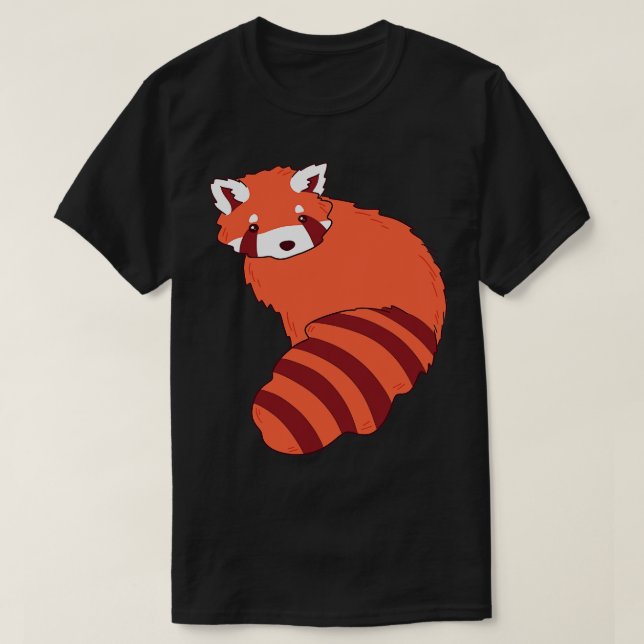 Süsse Red Panda T-Shirt (Design vorne)