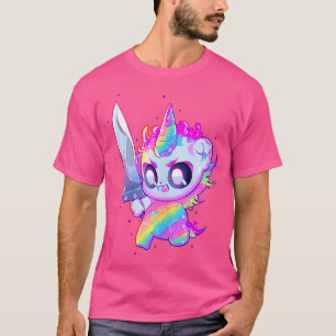 Süße Regenbogen-Party-Einhorn-Edm-Dj T-Shirt