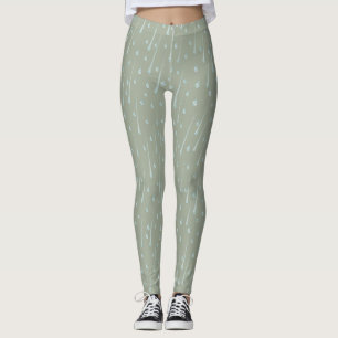 Süße Regentropfen Olivgrün an einem regnerischen T Leggings