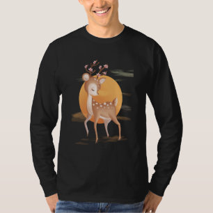 Süße Rehkitze für Jugendliche und Erwachsene T-Shirt