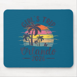 Süße Reise nach Orlando am Strand Vintage Sonnenun Mousepad