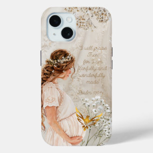 Süße religiöse werdende Mutter Spitze floral Taube Case-Mate iPhone Hülle