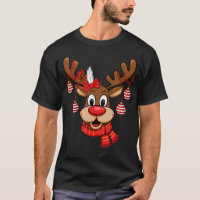 Süße Rentiere Weihnachten Rote Nase Rudolph Xmas K