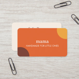 Süße Retro	Fette Visitenkarte   mama