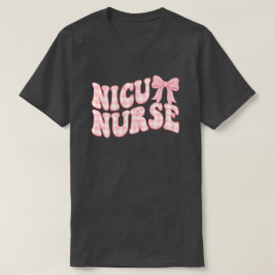 Süße Retro-Gingham-NICU-Krankenschwester-Tumbler T-Shirt