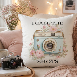 Süße Retro-Kamera-Kissen | Feminine Fotografie Lo Kissen