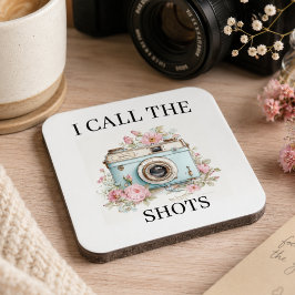 Süße Retro-Kamera-Unterlage für Fotografie-Liebhab Getränkeuntersetzer