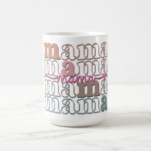 Süße Retro-Mama Kaffeetasse